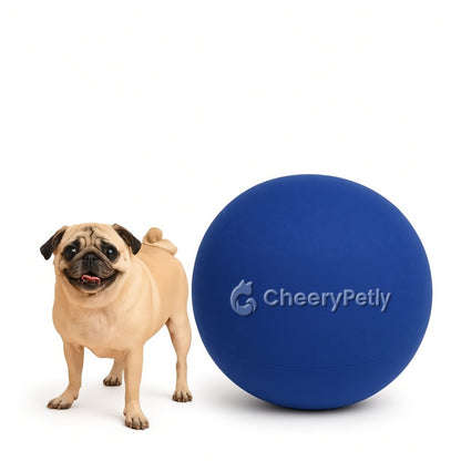 Interactive Herding Ball for Dogs - Inflate & Go Exercise Aid, No Full Inflation Needed, Push & Chase Ball Toy, Supervised Interactive Outdoor Play, Boosts Physical & Mental Stimulation,Familyfun