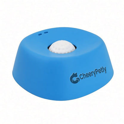 Yipetor Slow Feeder Dog Bowl - Built-In Rolling Ball, Splash-Free, No Spill for Liquid Treats, Bone Broth, Yogurt - Travel-Ready Parts for All Breeds Feeding (Dietary Supplement/Post-Op Nutrition)