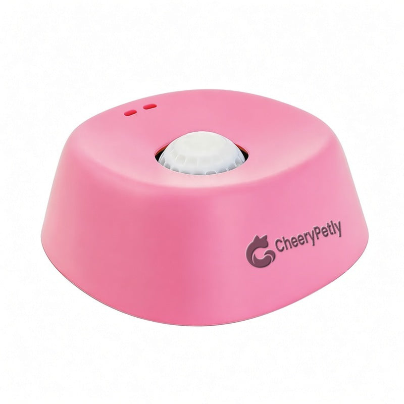 Yipetor Slow Feeder Dog Bowl - Built-In Rolling Ball, Splash-Free, No Spill for Liquid Treats, Bone Broth, Yogurt - Travel-Ready Parts for All Breeds Feeding (Dietary Supplement/Post-Op Nutrition)